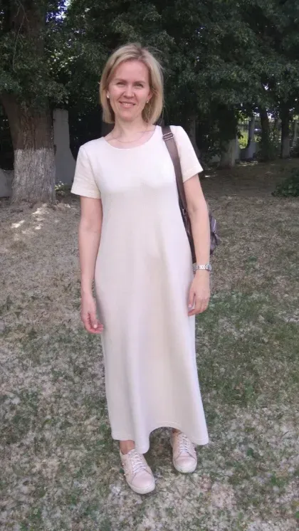 Марина до работы со стилистом